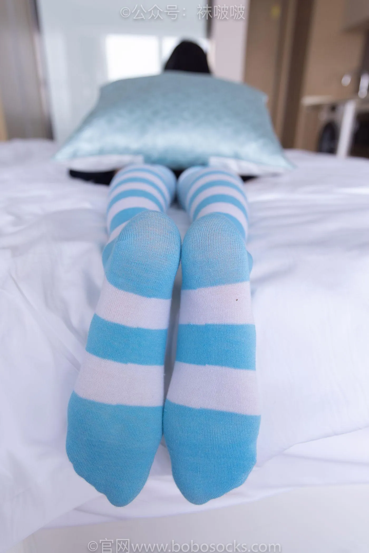 [BoBoSocks袜啵啵]NO.070 稚予-皮鞋、拖鞋、过膝袜、白棉袜 [148P]插图7
